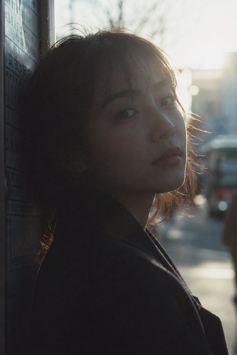 Cinematic Urban Silhouette Portrait AI image template preview