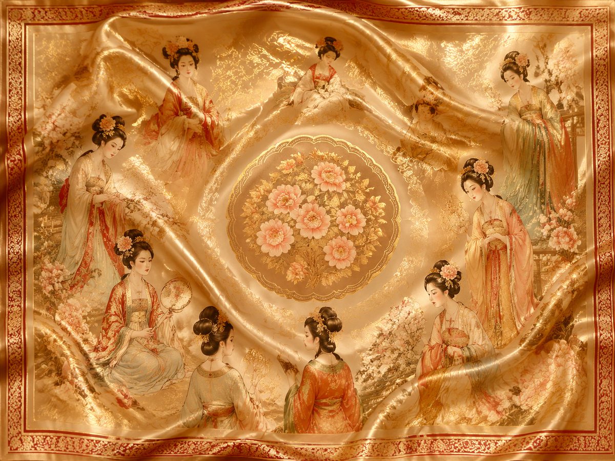 Chinese Traditional Luxury Product Design AI image template preview