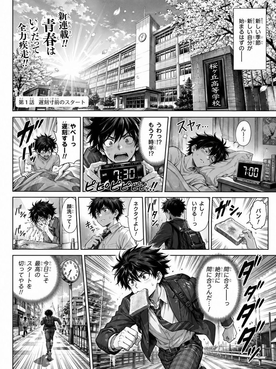 Manga Magazine Cover Prompt example 2