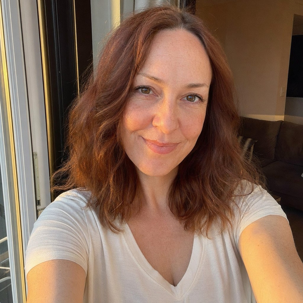 Realistic Golden-Hour Indoor Selfie AI image template preview