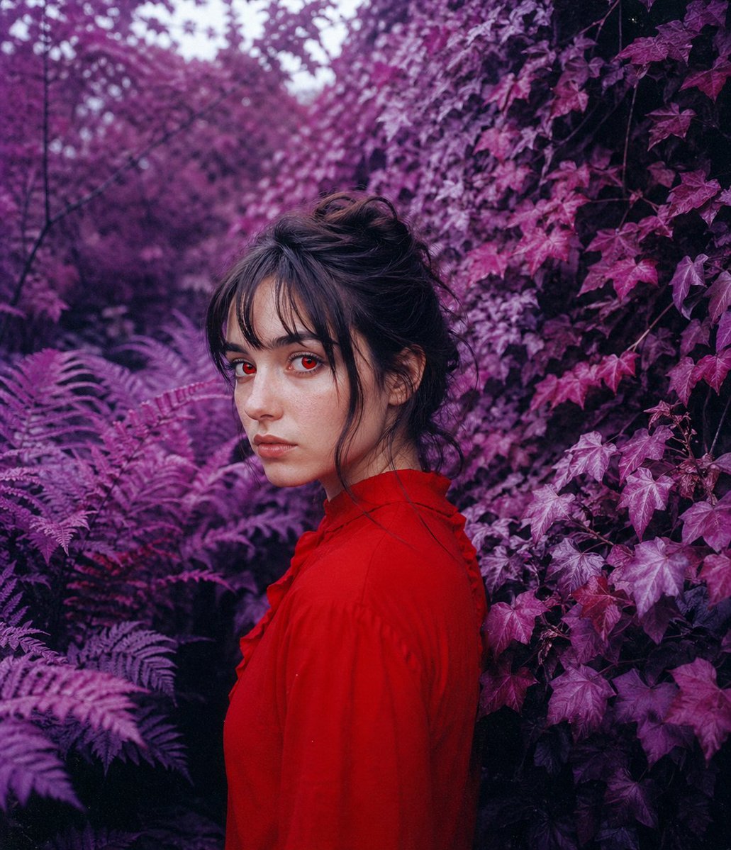 False-Color Garden Portrait example 2