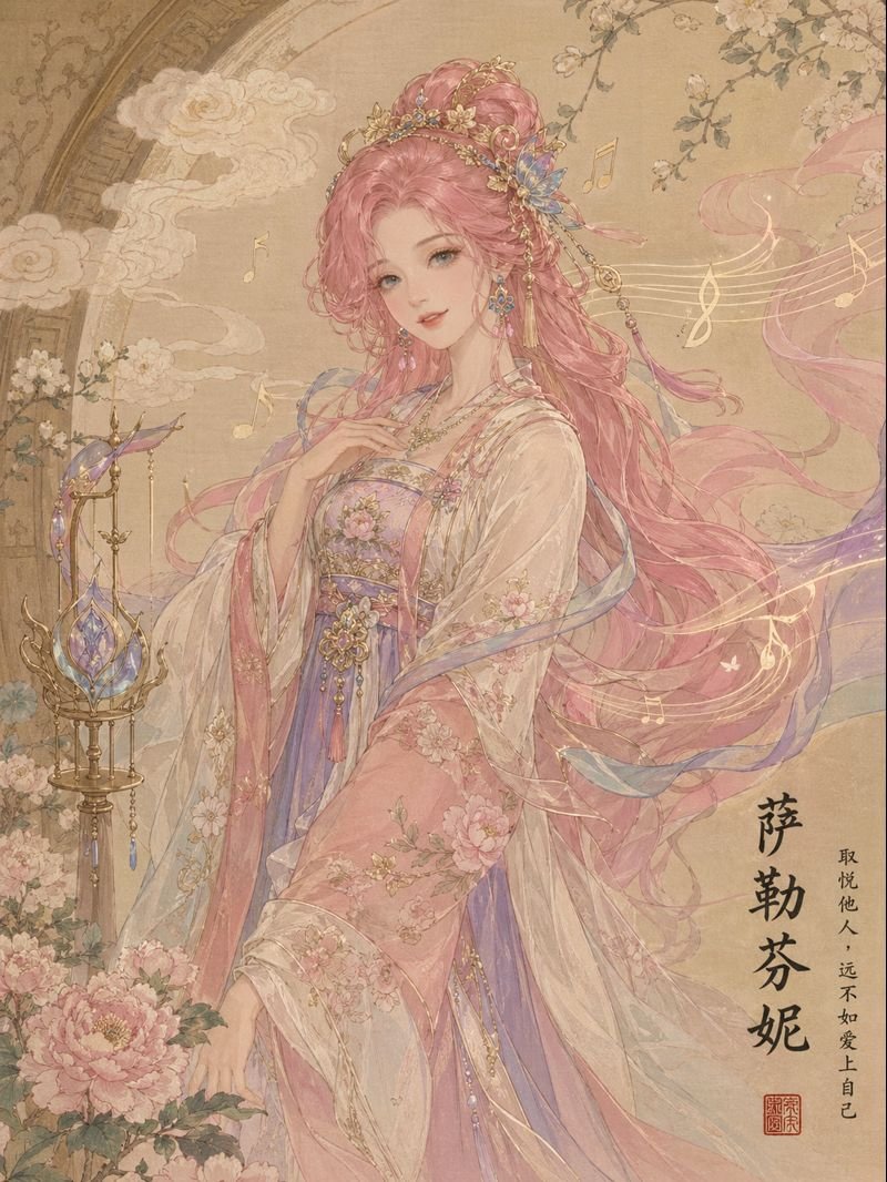 League of Legends in Song Dynasty Style AI image template preview