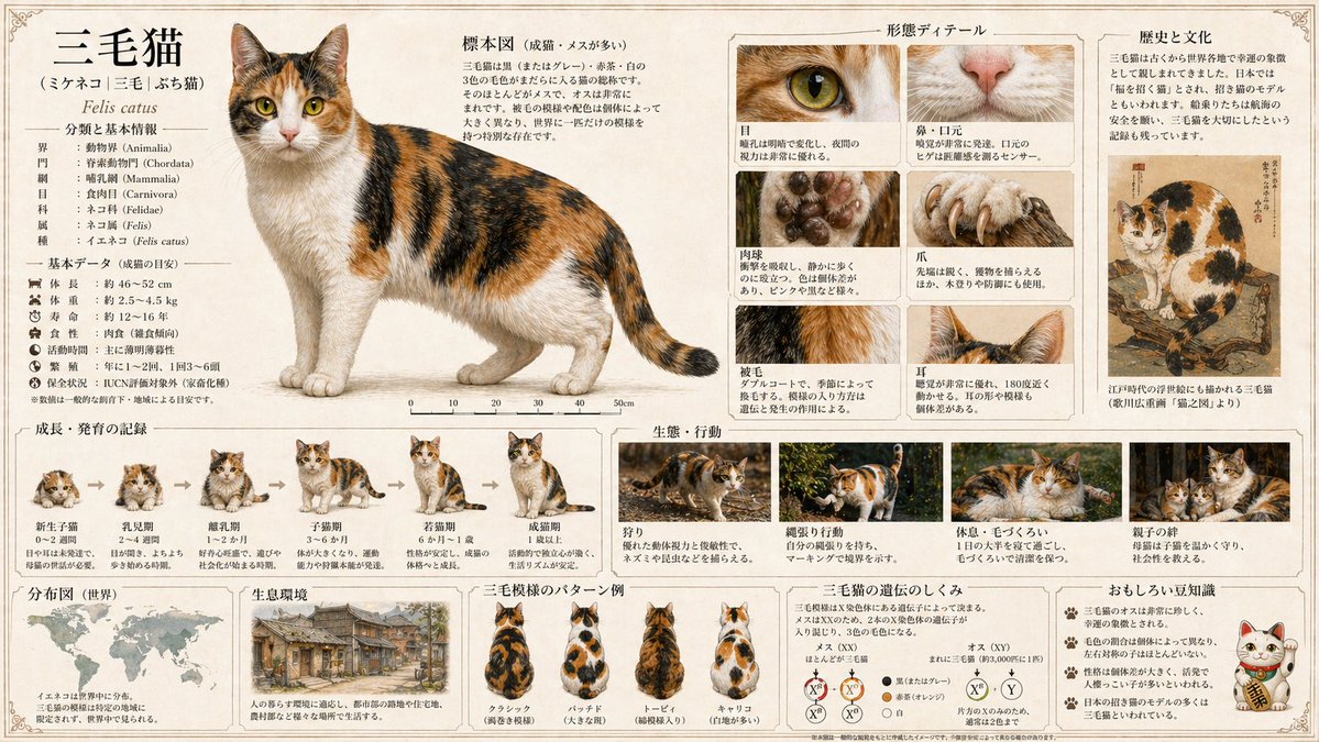 Detailed Animal Encyclopedia Generation example 3