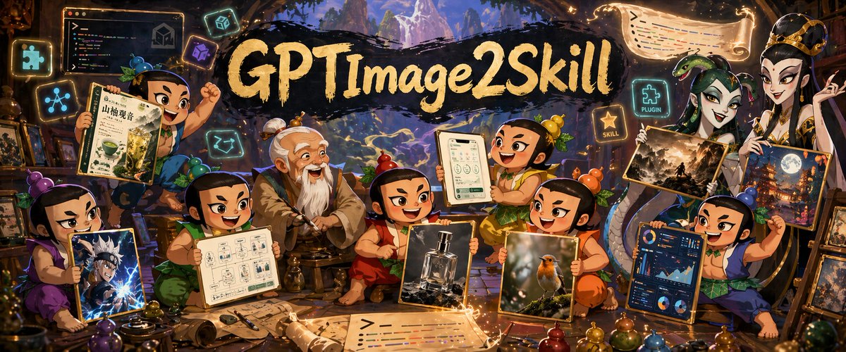 Fantasy GPT Image Skills Banner AI image template preview