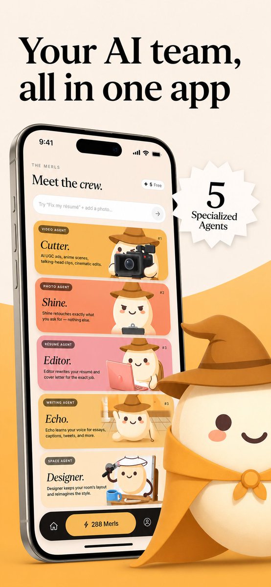 AI Team App Poster AI image template preview