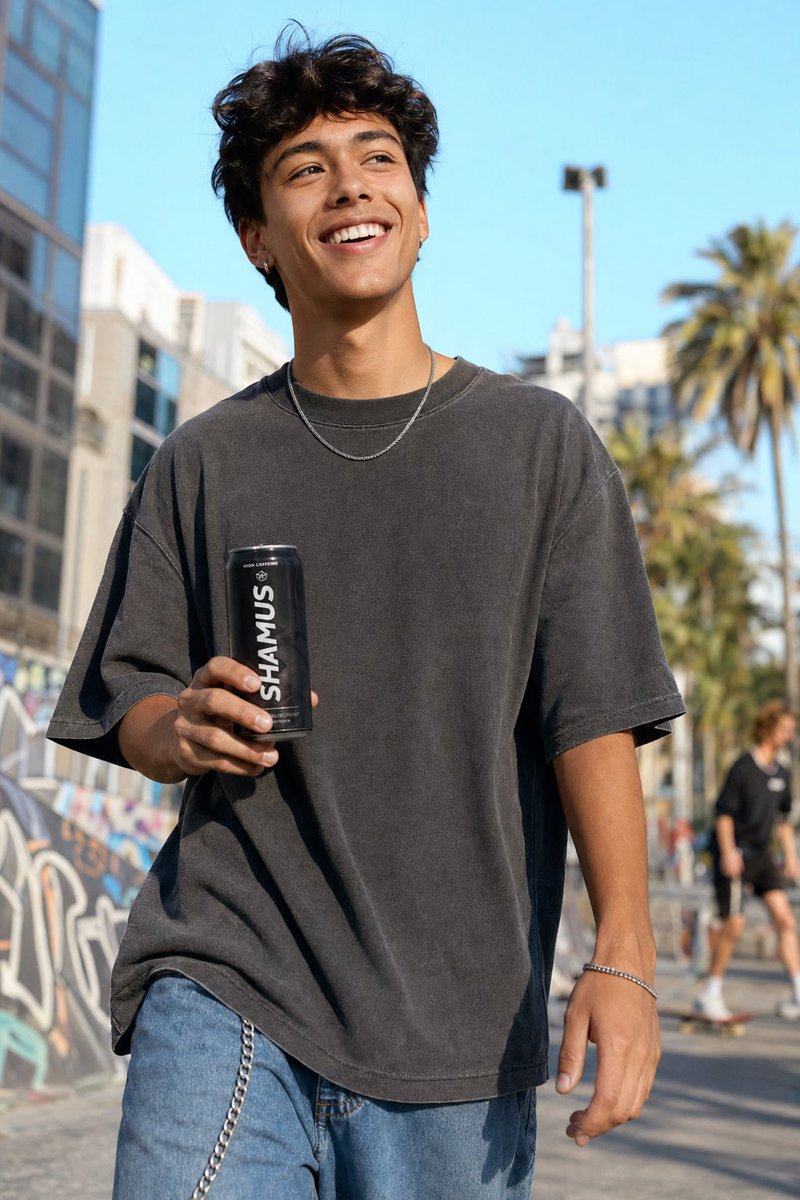 Urban Streetwear Lifestyle Commercial AI image template preview