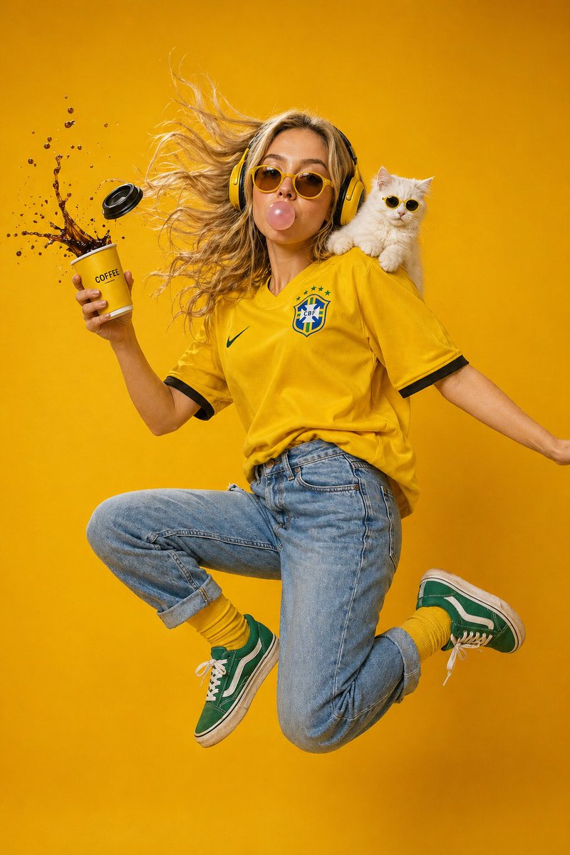 Surreal Studio Fashion Portrait AI image template preview