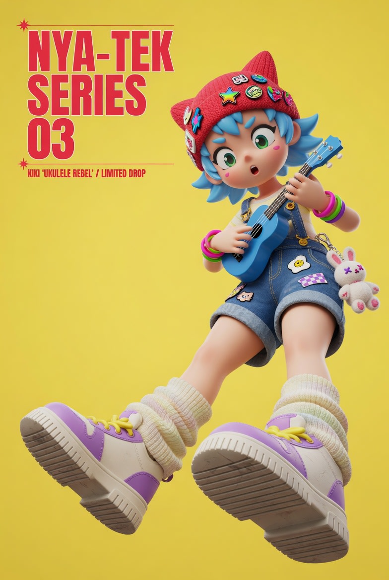 3D Designer Toy Poster example 2