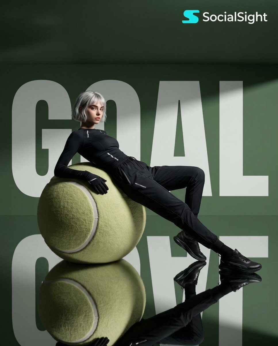 Avant-garde Sports Editorial AI image template preview