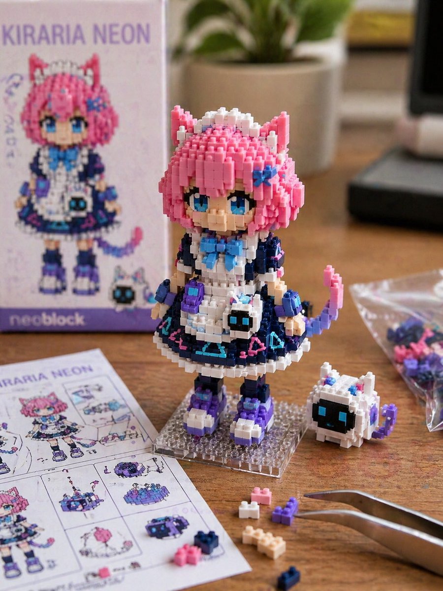 Custom Nanoblock Toy Creator AI image template preview