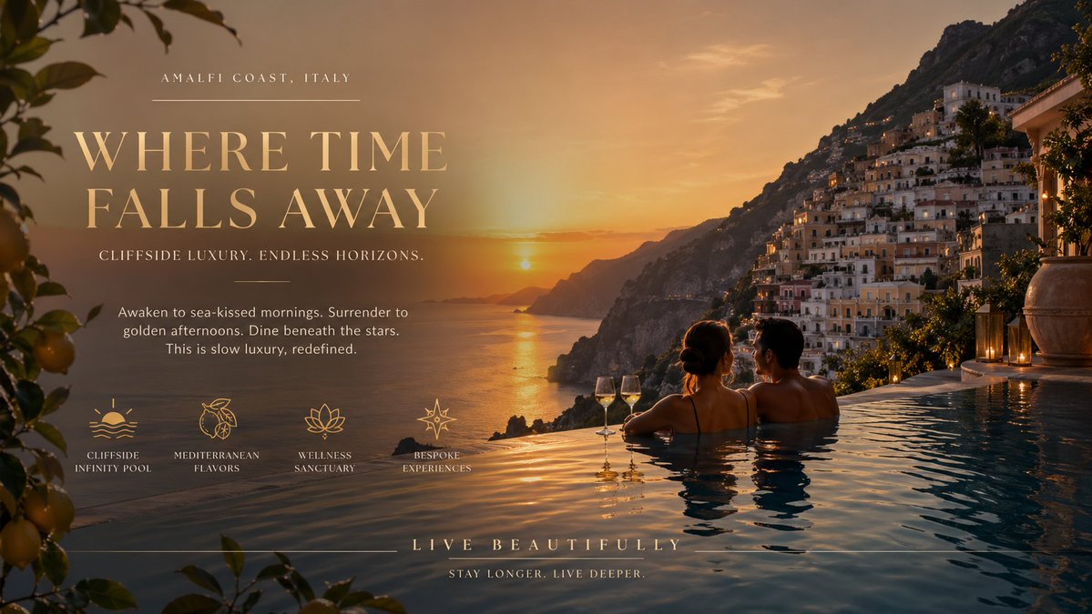 Luxury Resort Paradise Advertisement example 2