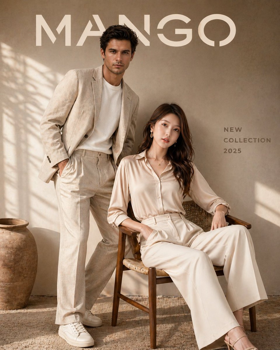 Luxury Fashion Brand Advertisement AI image template preview