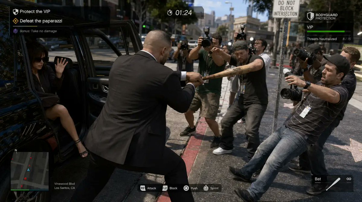 3D gaming scene with bodyguard AI image template preview