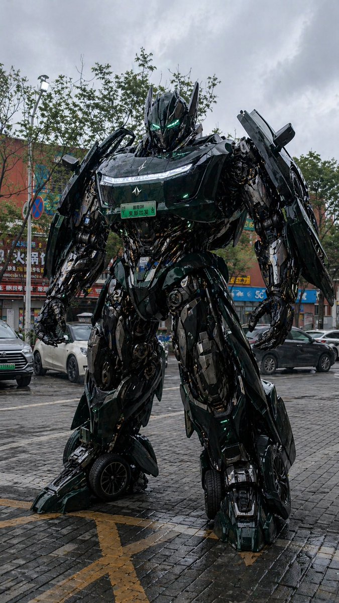 Car Transformation Prompt AI image template preview