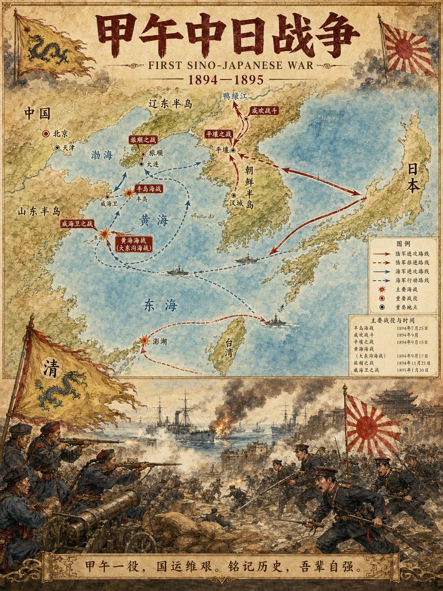 Historical Event Map Illustrator AI image template preview