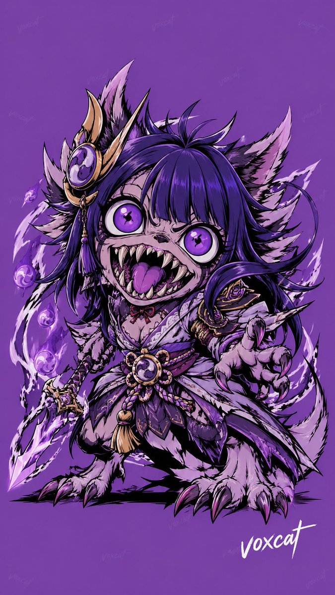 Chinese Mythological Beast Poster AI image template preview