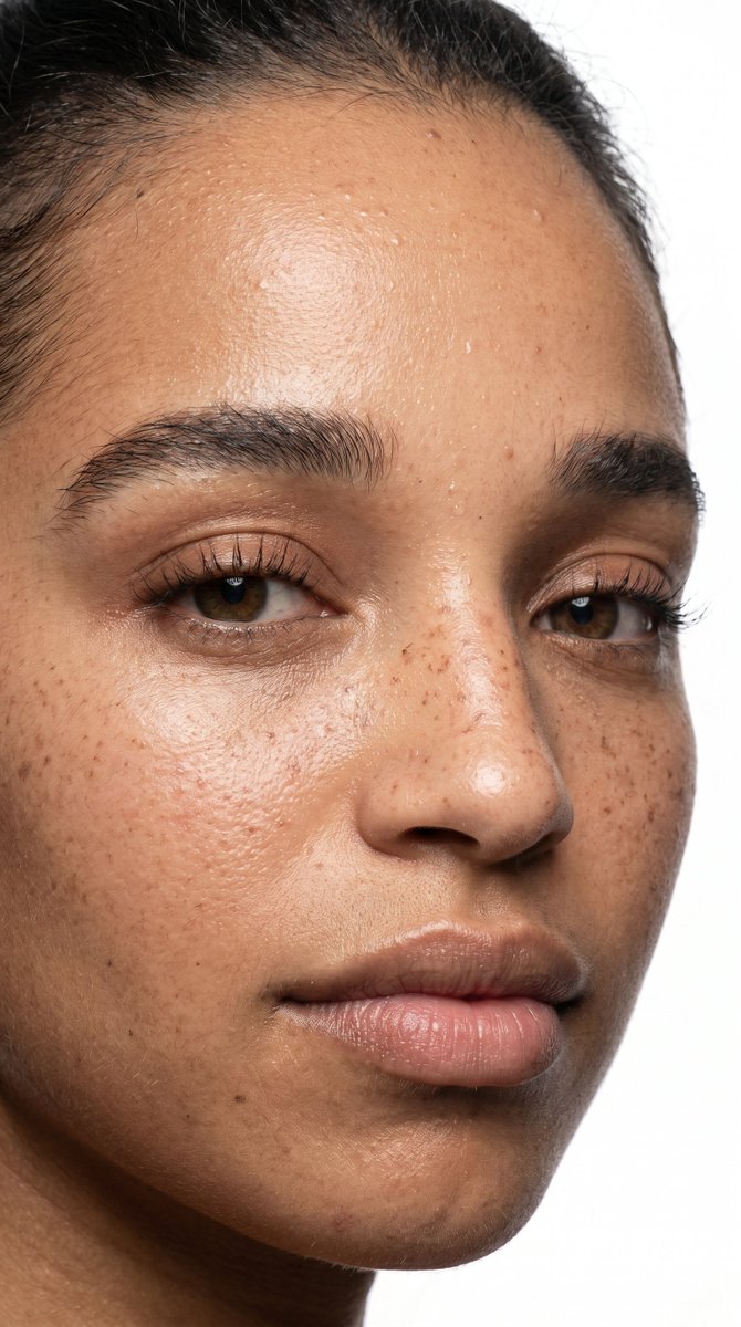 Ultra-Realistic Beauty Close-Up AI image template preview