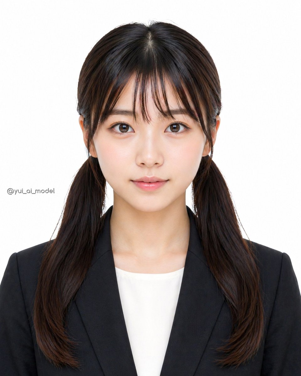 Anonymized Business Headshot AI image template preview