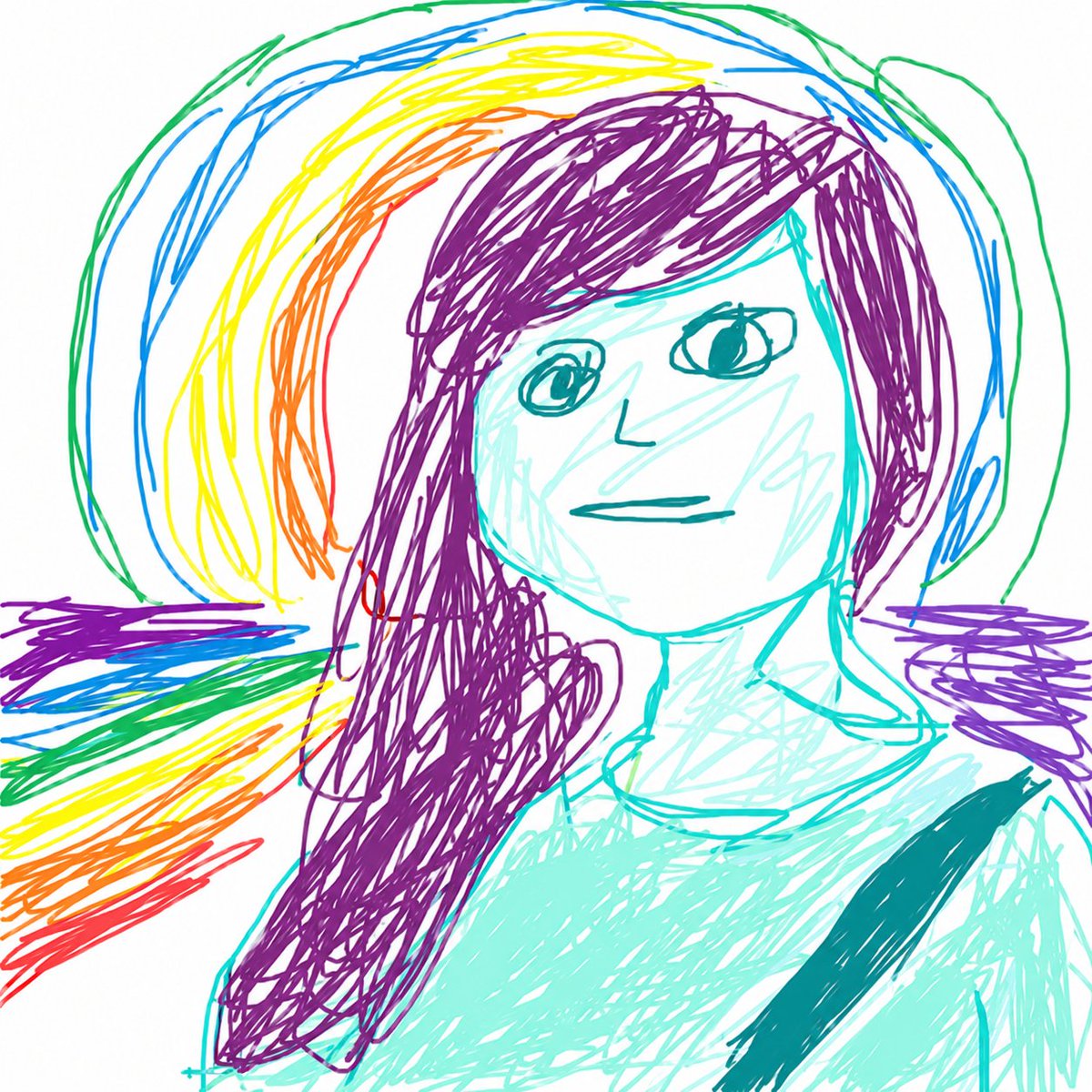 MS Paint Childlike Redraw AI image template preview