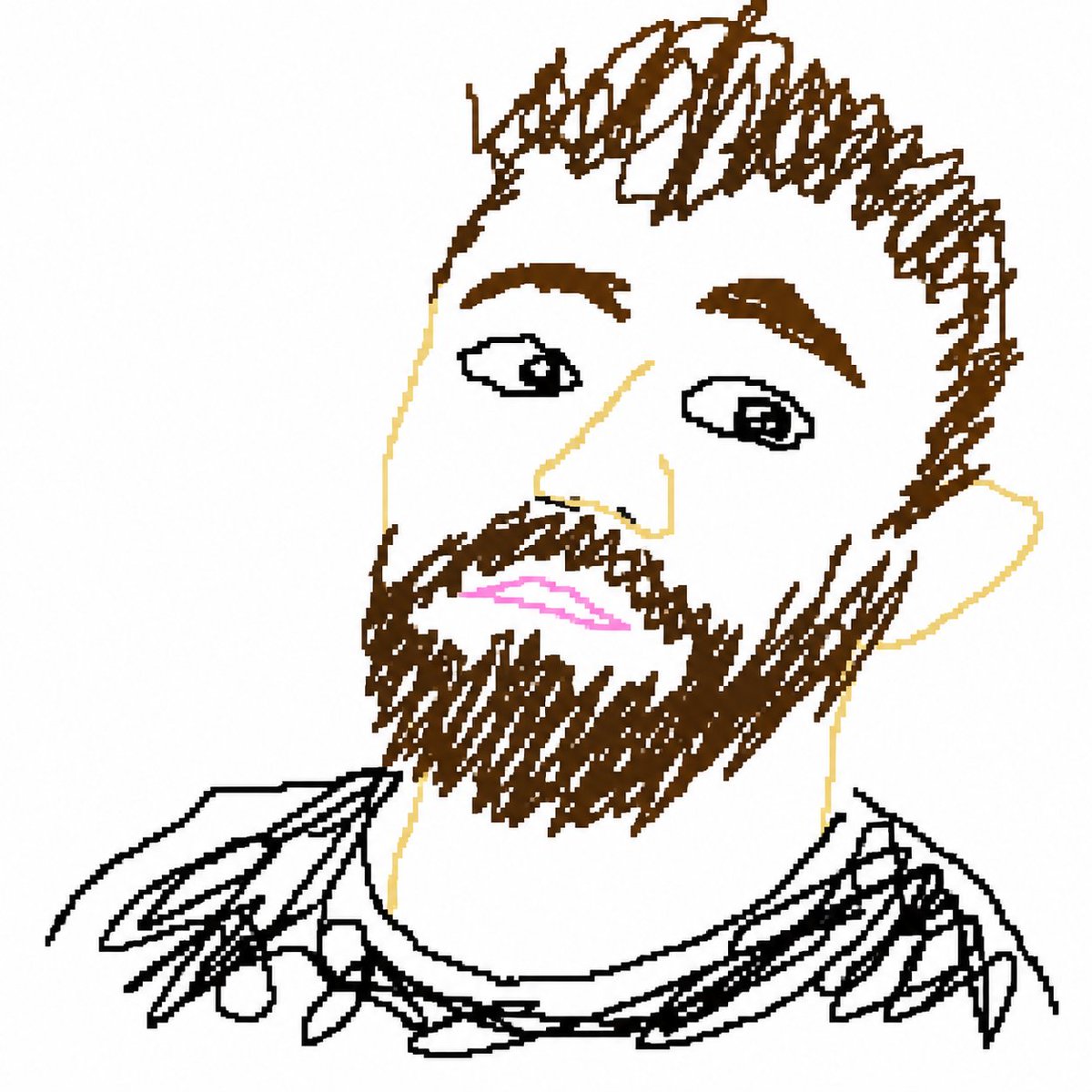 Bad MS Paint Redraw AI image template preview