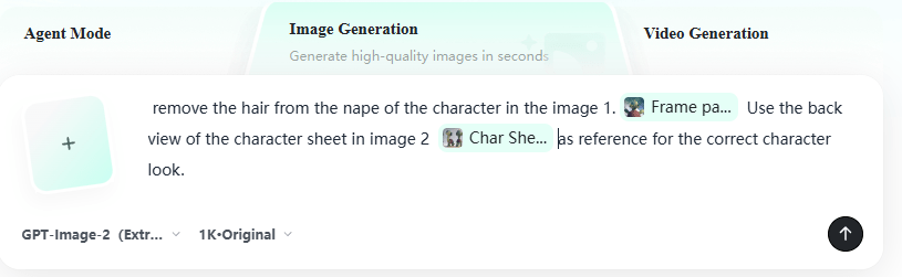 AI Artifact Removal Instruction AI image template preview