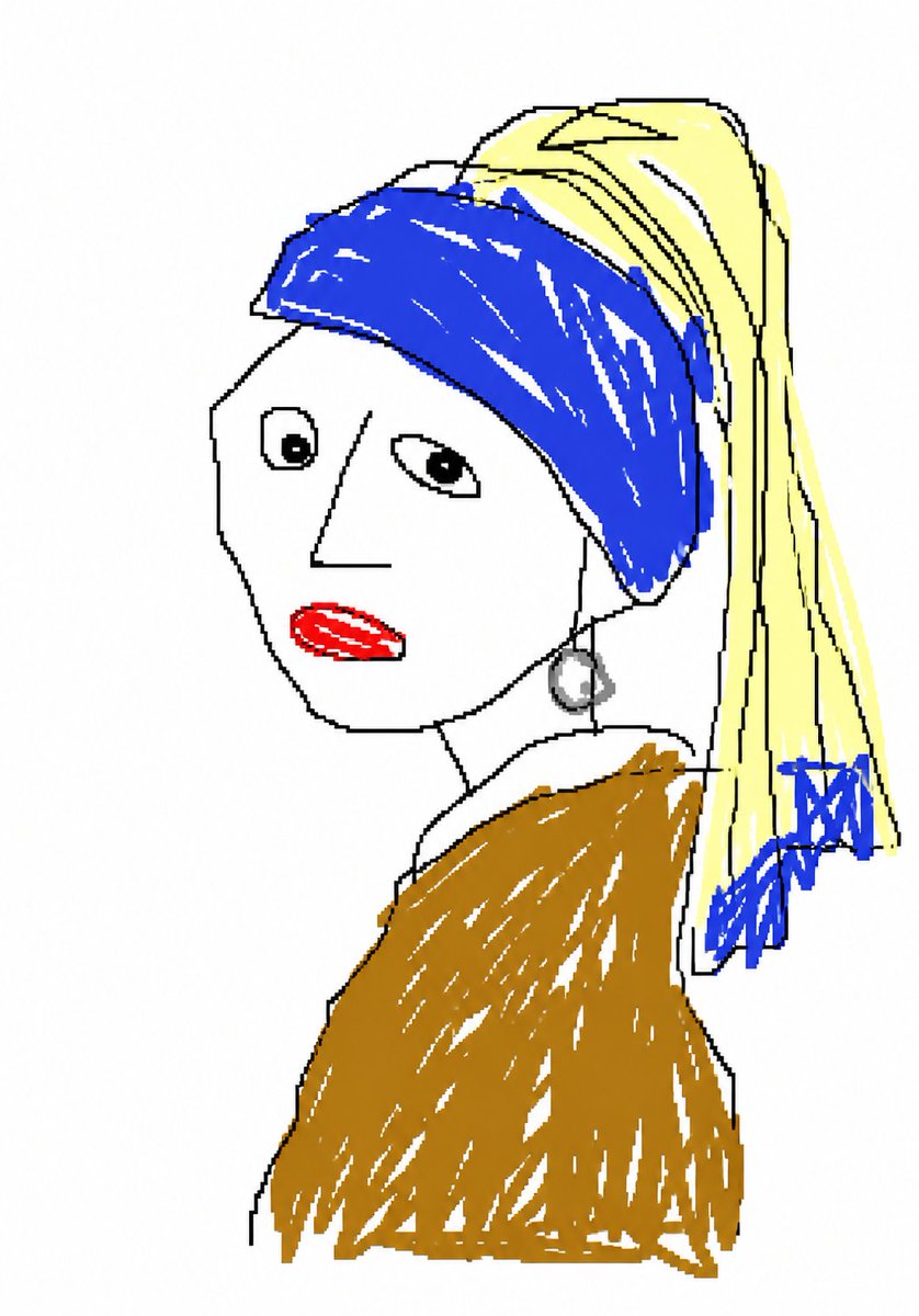 MS Paint Doodle Remake AI image template preview