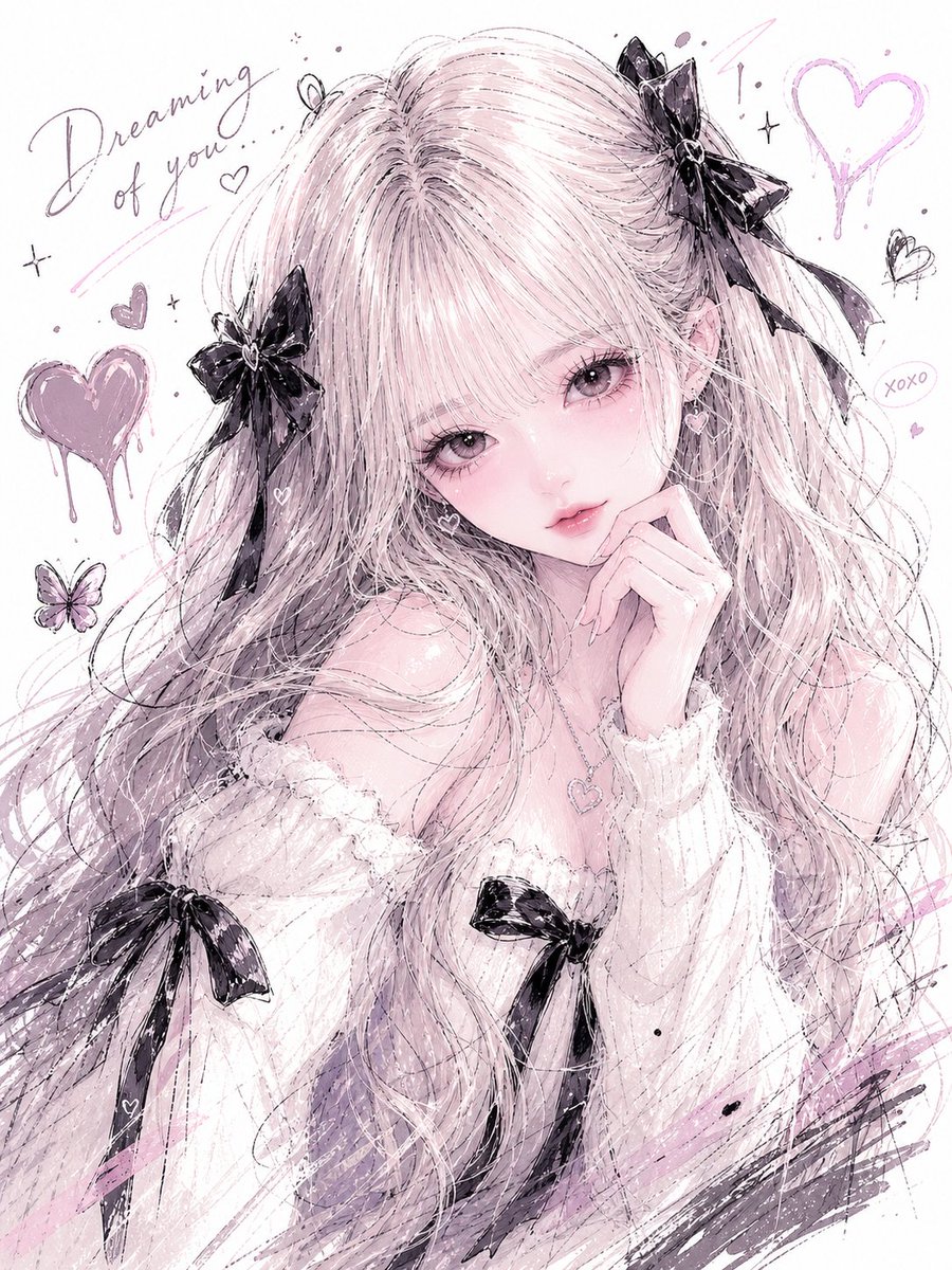 Manga Sketch Doodle Portrait example 2