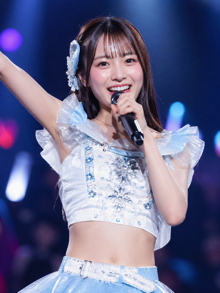 Japanese Idol Concert Portrait AI image template preview