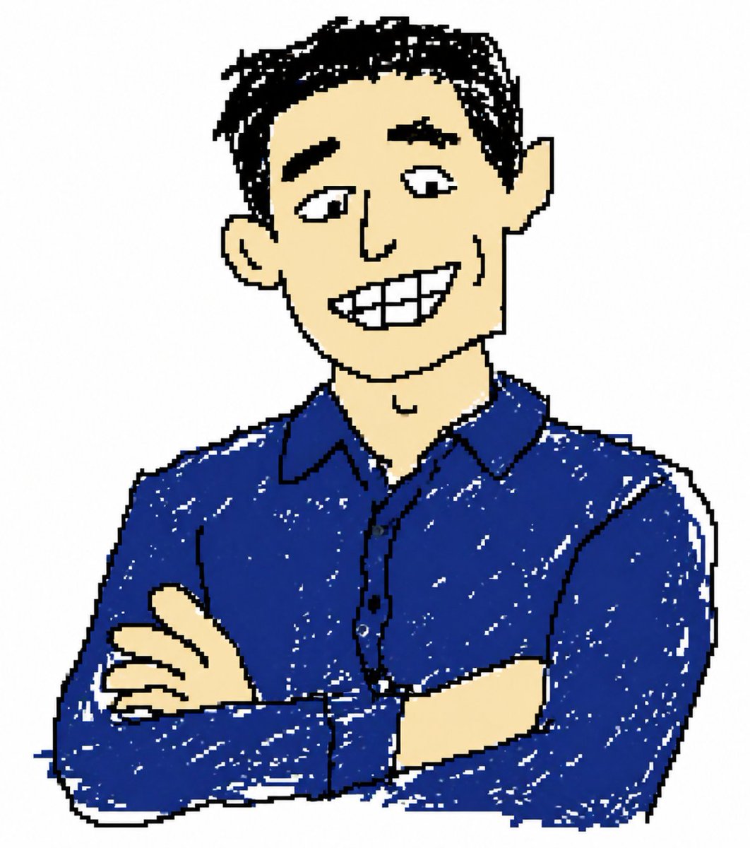 Clumsy MS Paint Style Redraw AI image template preview