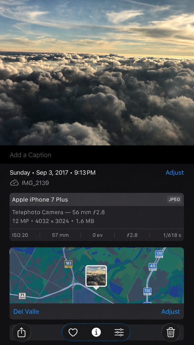 Synthetic iPhone Photos Metadata Screenshot AI image template preview