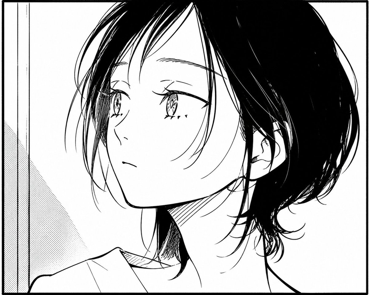 Monochrome Manga Woman Portrait example 3