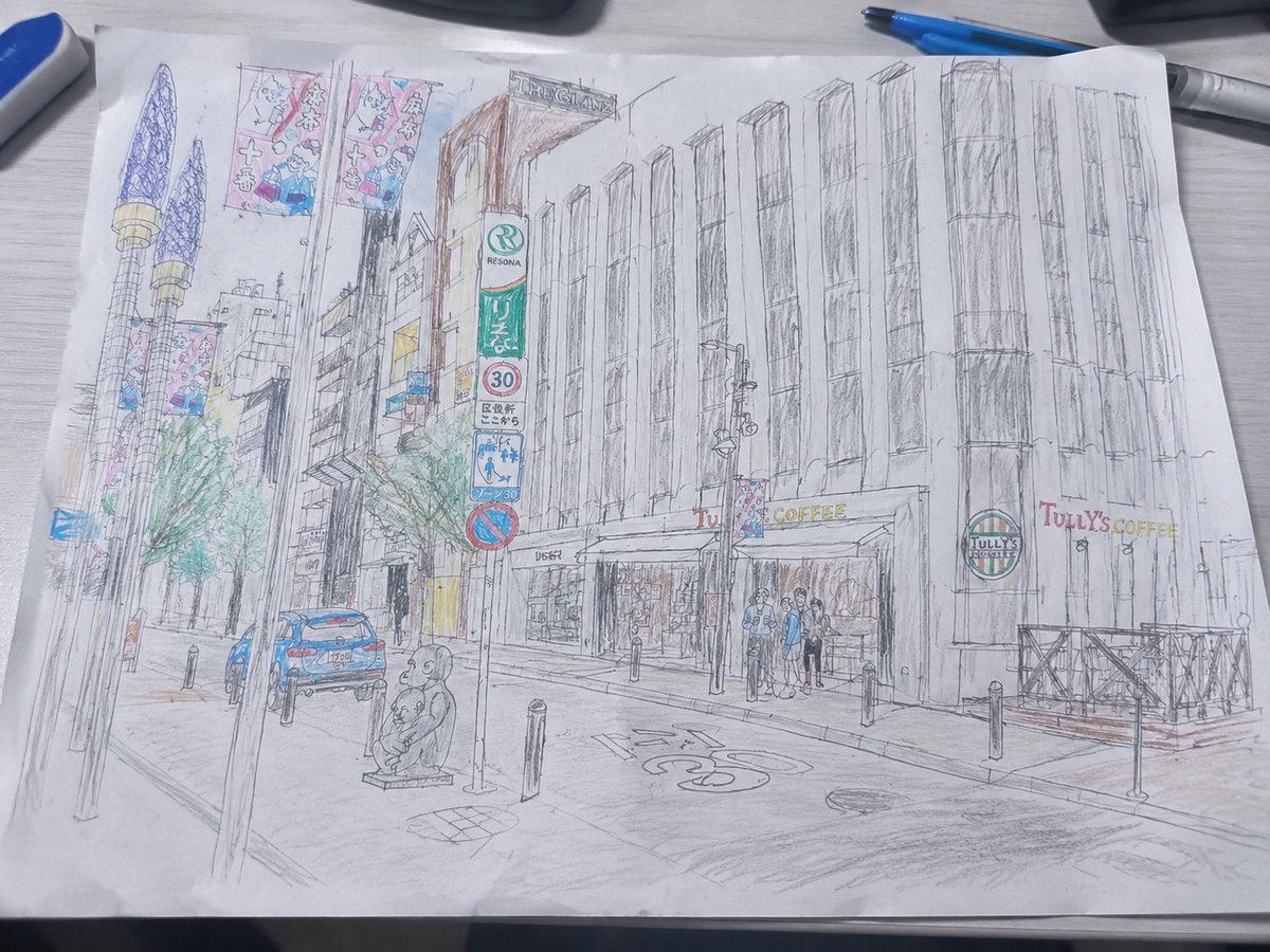 Mediocre Drawing Style Illustration AI image template preview