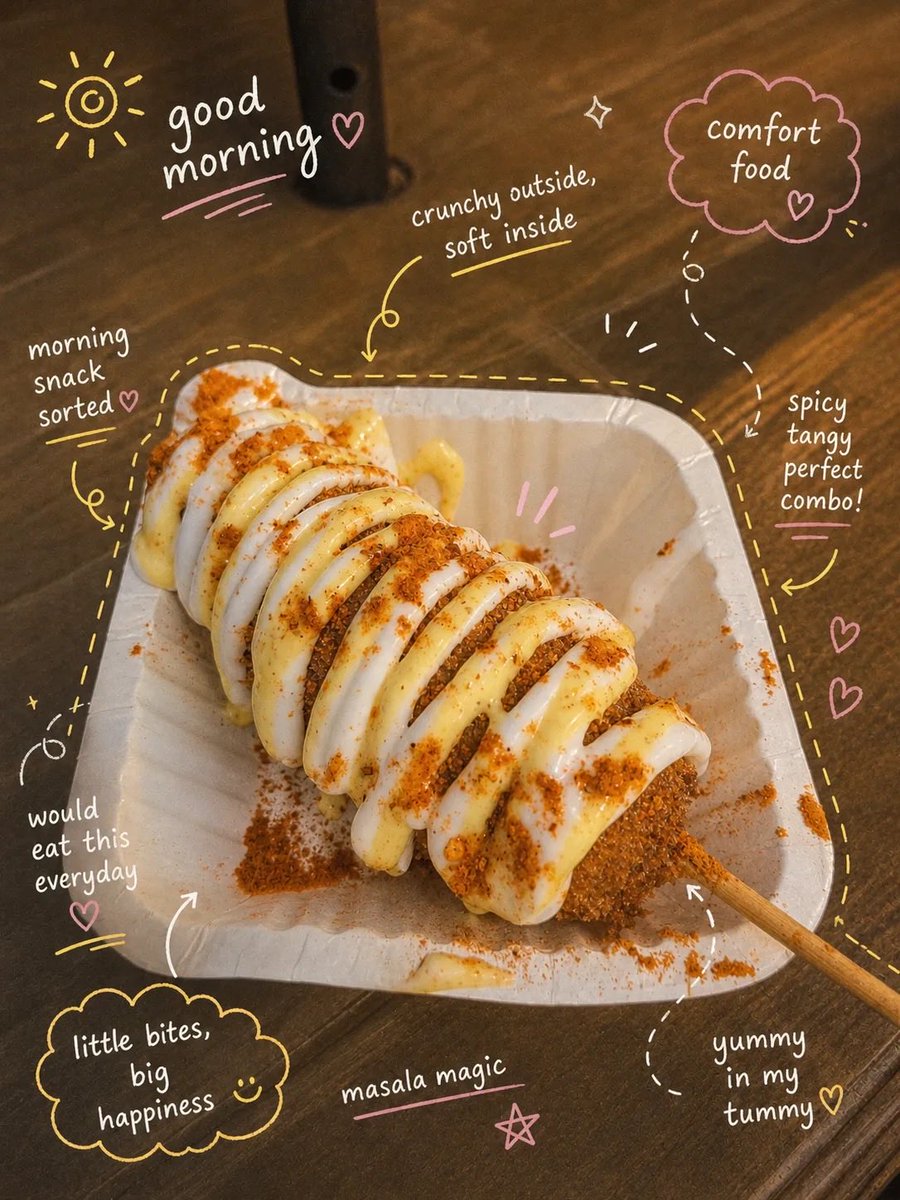 Aesthetic Instagram Food Photography AI image template preview