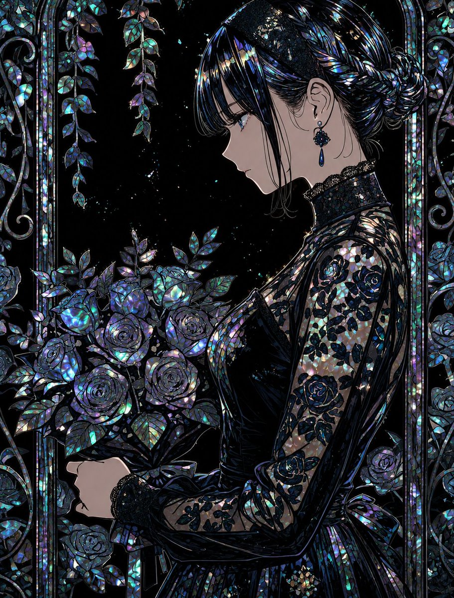 Raden Lacquerware Style Transformation AI image template preview