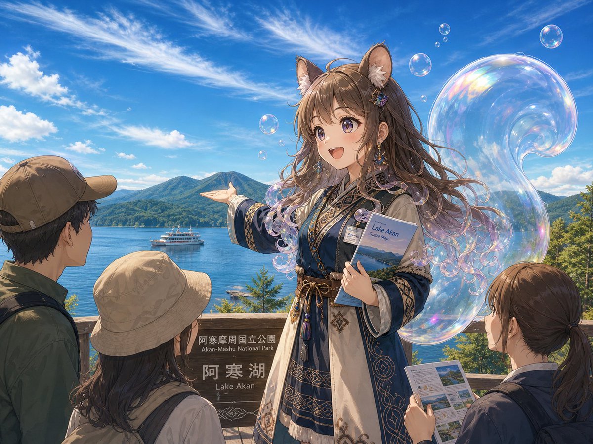 Lake Akan Squirrel Guide AI image template preview