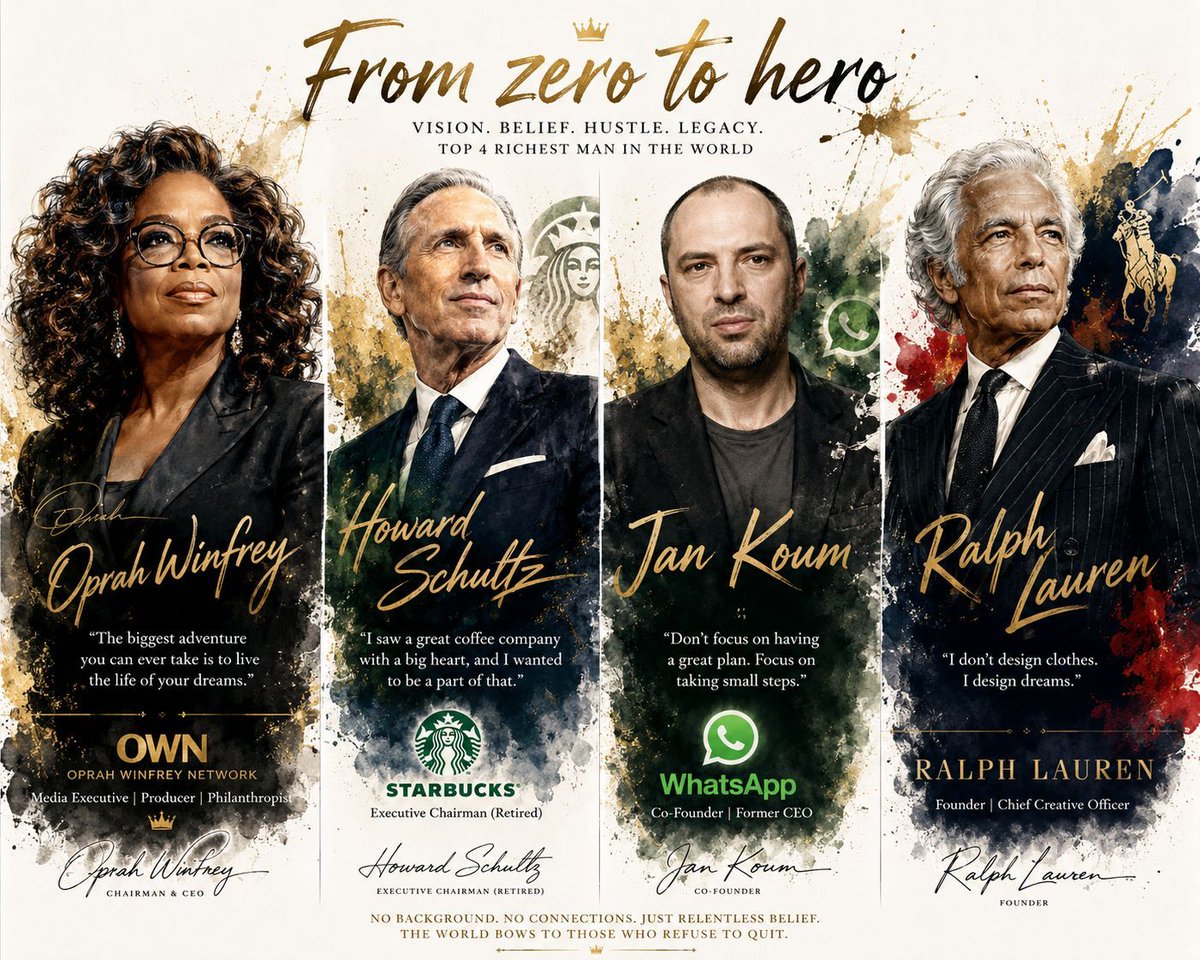 Luxury Watercolor Business Portrait AI image template preview