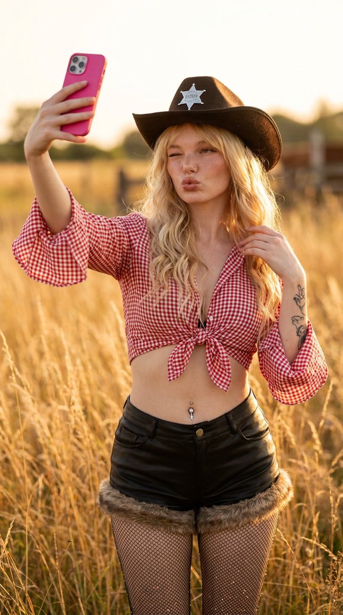 Cinematic Golden-Hour Western Fashion example 2