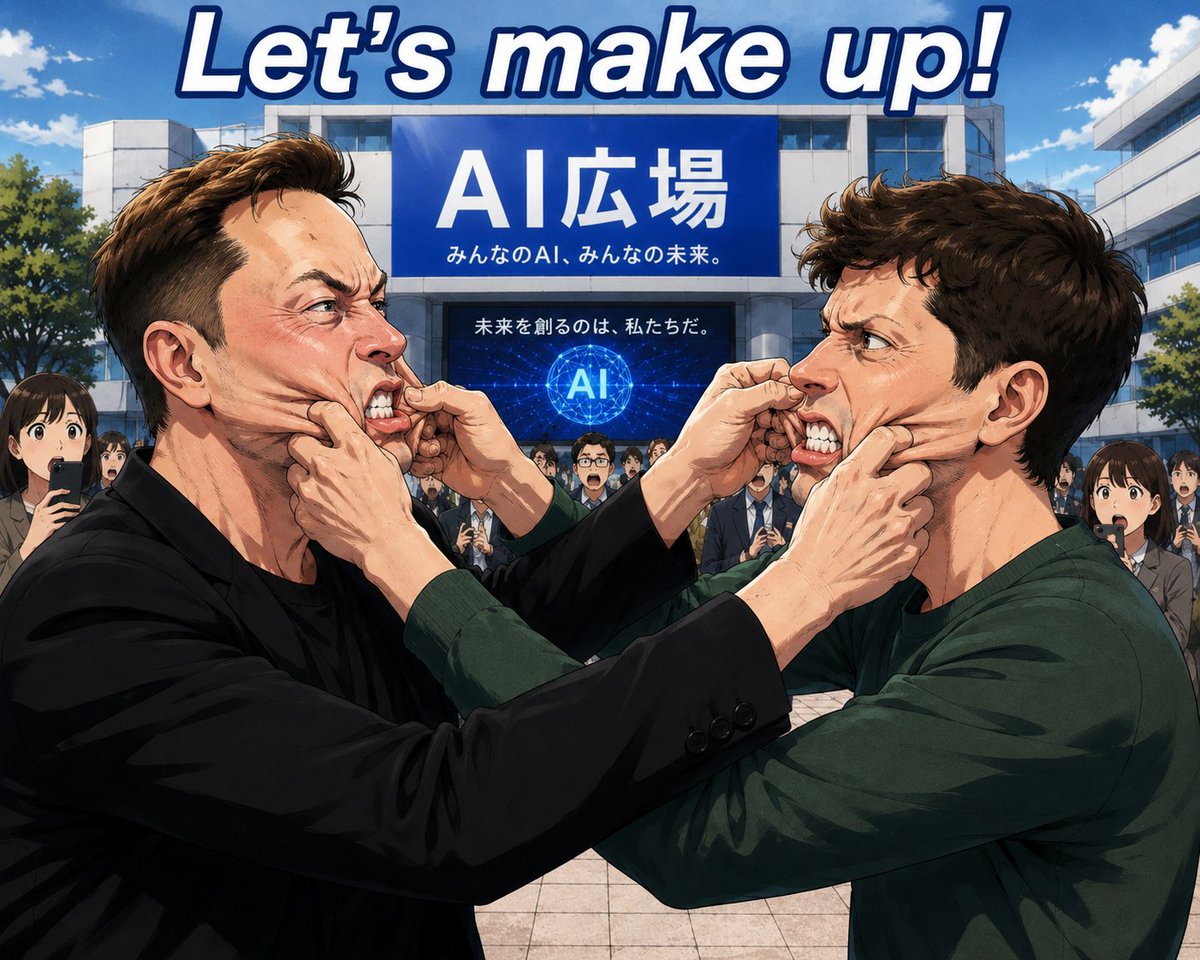 Anime AI Plaza Make-Up Scene AI image template preview