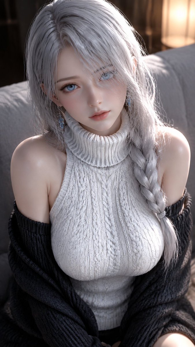 3D CG Oriental Fantasy Female Character AI image template preview