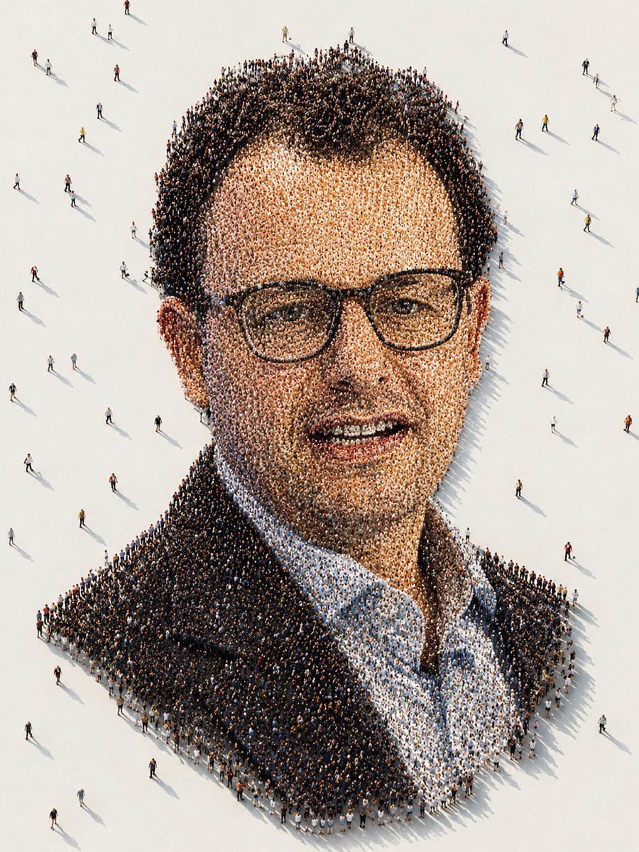 Conceptual Crowd Portrait Installation Art example 2