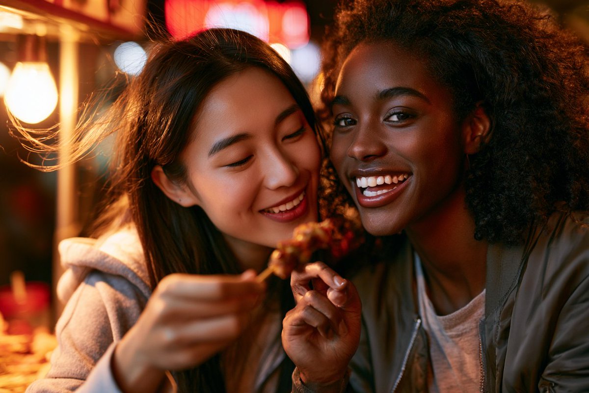 Candid Night Market Food Offering example 2