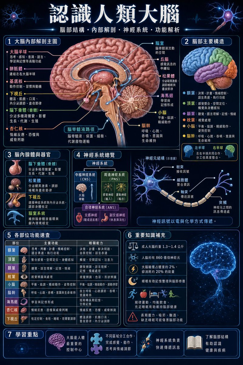 Traditional Chinese Human Brain Infographic AI image template preview