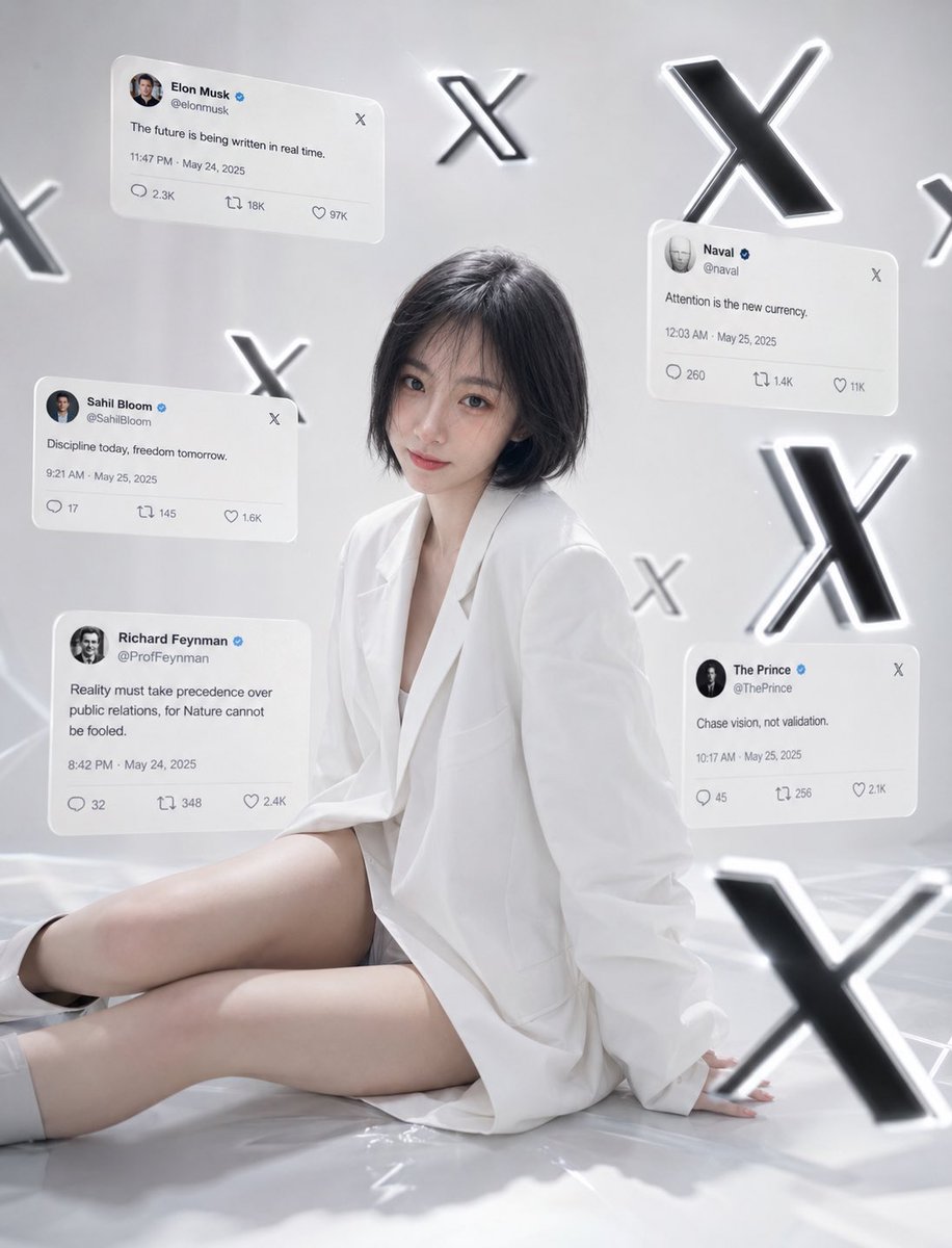 Minimalist Luxury Social Media Portrait AI image template preview