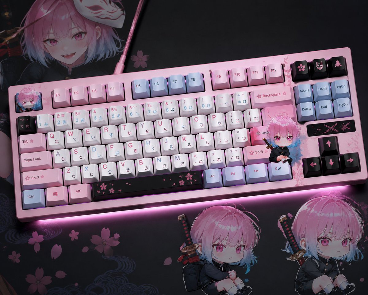 Character-Themed Custom Keyboard example 3