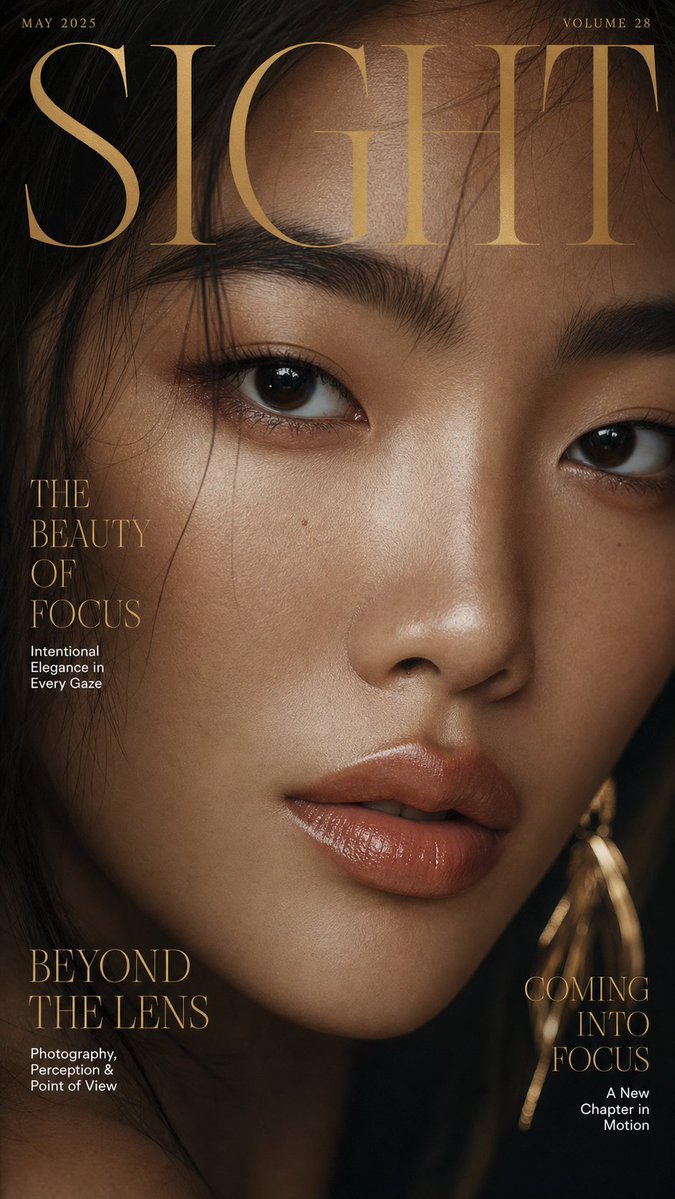 SIGHT Magazine Editorial Cover example 2