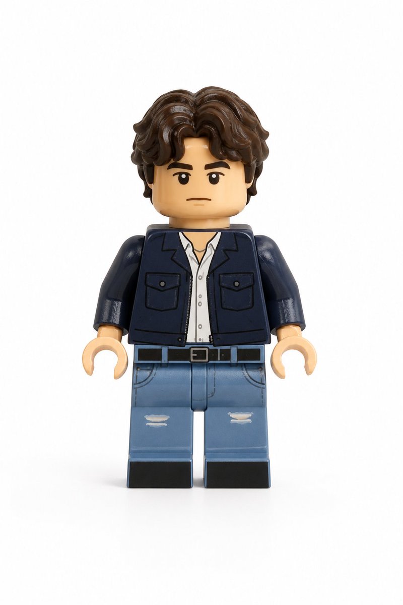Photo-to-LEGO Minifigure Transformation AI image template preview