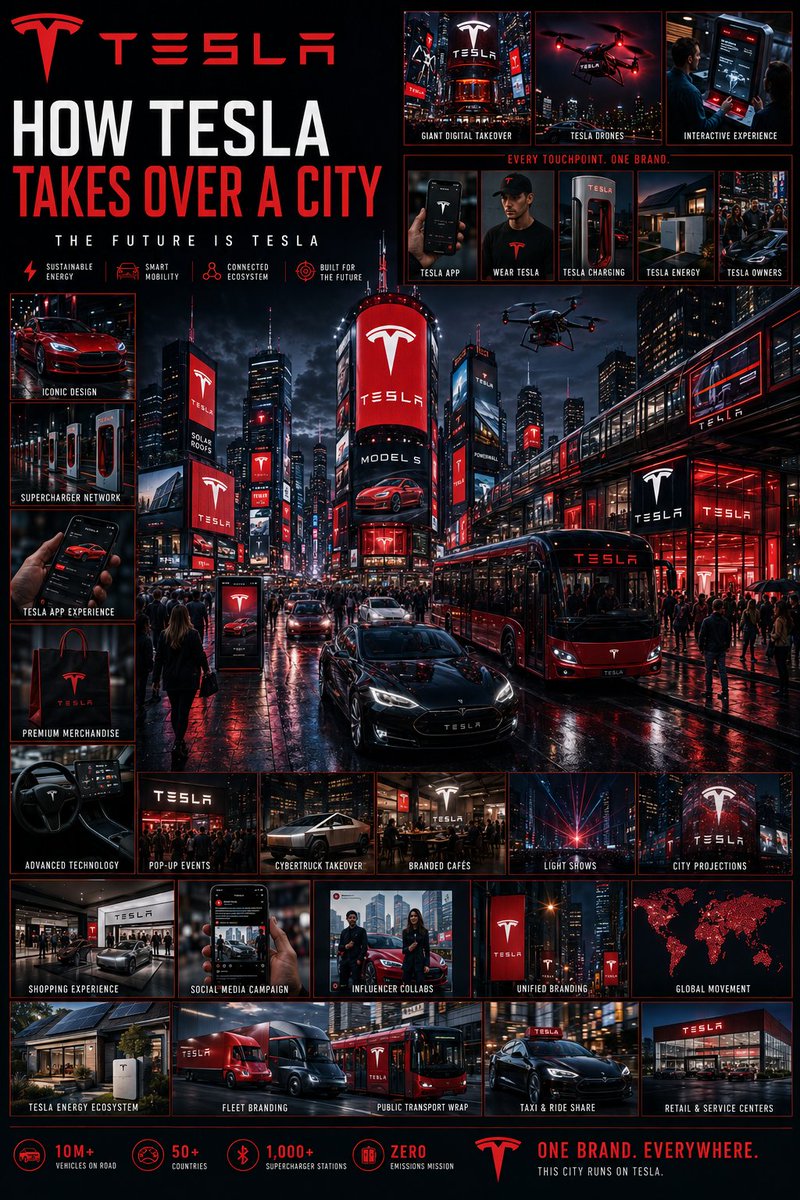 Cinematic Brand City Takeover Poster example 3