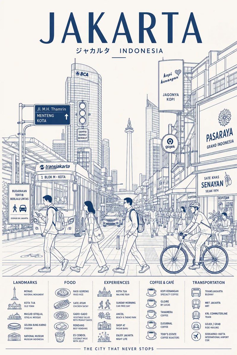 Minimalist Line Art Travel Poster example 3