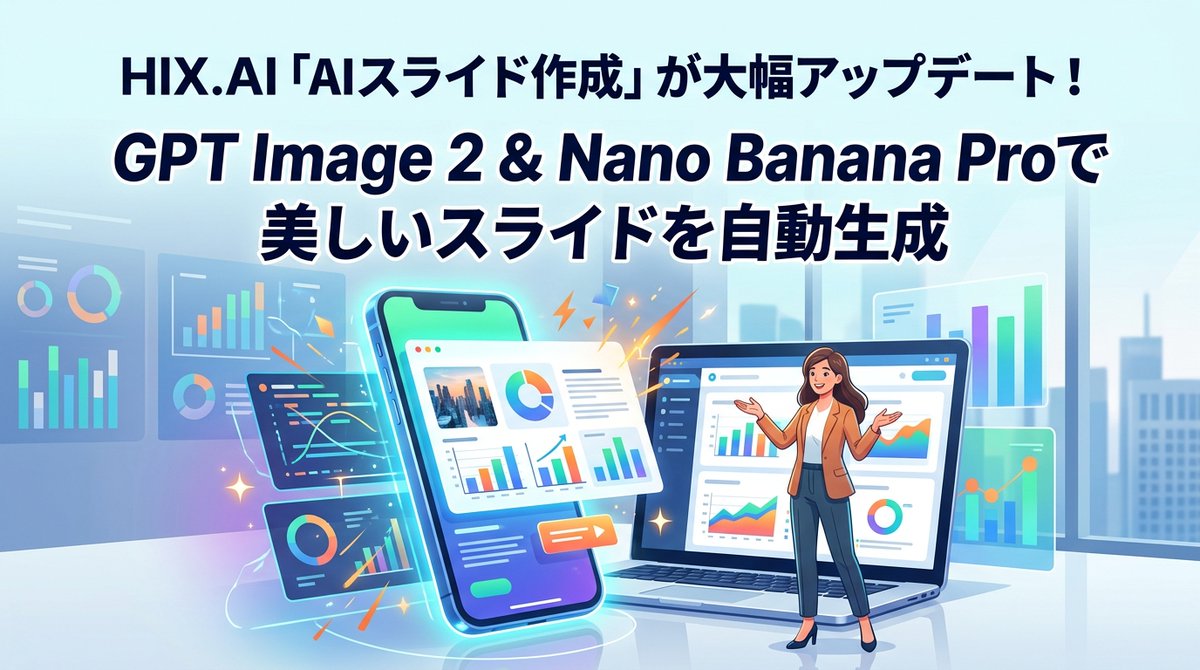 HIX.AI Slide Update Banner AI image template preview