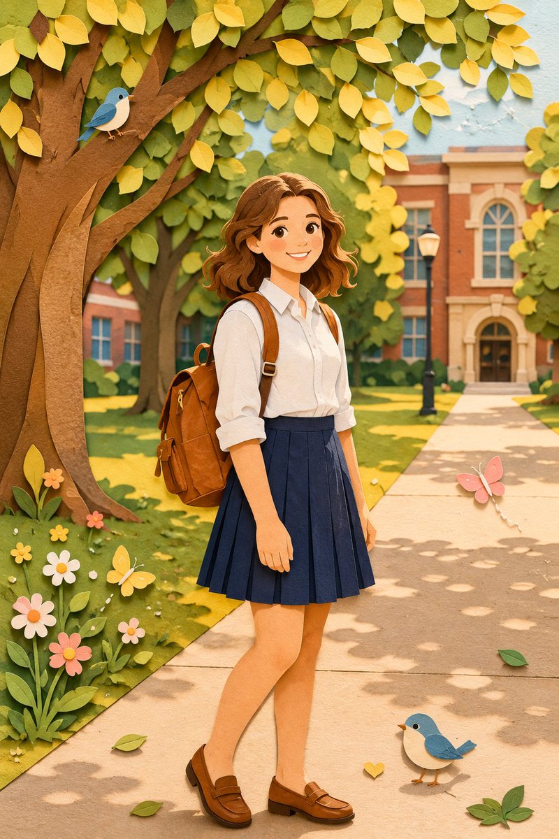 Paper Craft Style Redesign AI image template preview